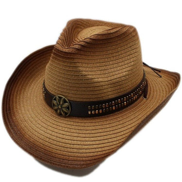chapeau de cowboy en paille femme